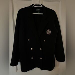 Lauren Ralph Lauren 100% merino wool double breasted blazer